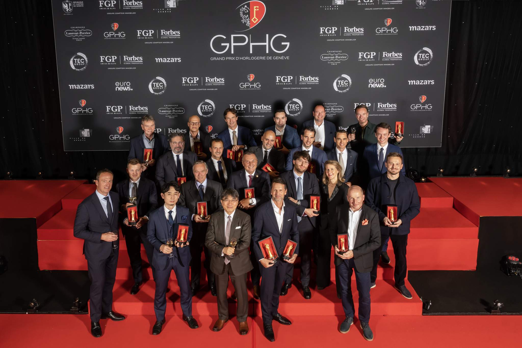 Maximilian Büsser (Owner and creative director of MB&amp;F); François Junod (Automaton-maker and sculptor); Volcy Bloch (CEO of Trilobe) and Gautier Massonneau (Founder and creative director  of Trilobe); Christophe Chevalier (Head of Public Relations of Tudor); Rexhep Rexhepi (Watchmaker and founder of Akrivia); Frédéric Arnault (CEO of TAG Heuer); Guido Terreni (CEO of Parmigiani Fleurier); Laurent Dordet (Hermès Horloger CEO); Kari Voutilainen (Owner and watchmaker of Voutilainen); Antoine Pin (CEO Watch division Bulgari); Bart and Tim Grönefeld (Co-founders of Grönefeld); Édouard and Bertrand Meylan (Owners of H. Moser &amp; Cie); Rémi Maillat (Founder of Krayon); Karl-Friedrich Scheufele (President of Ferdinand Berthoud); Eric de Rocquigny (International Operations &amp; Métiers Director Van Cleef &amp; Arpels); Sylvain Pinaud (Watchmaking artisan Sylvain Pinaud); Akio Naito (President of Seiko Watch Corporation) and Takuma Kawauchiyaand (Grand Seiko movement designer); Jean-Christophe Babin (CEO of Bulgari Group); Carine Maillard and Raymond Loretan (GPHG)