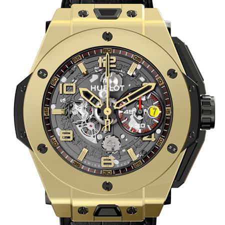 Hublot big bang ferrari unico magic gold
