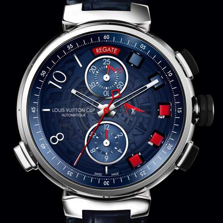 Louis Vuitton Tambour LV Cup Regatta Platinum (20 pieces)