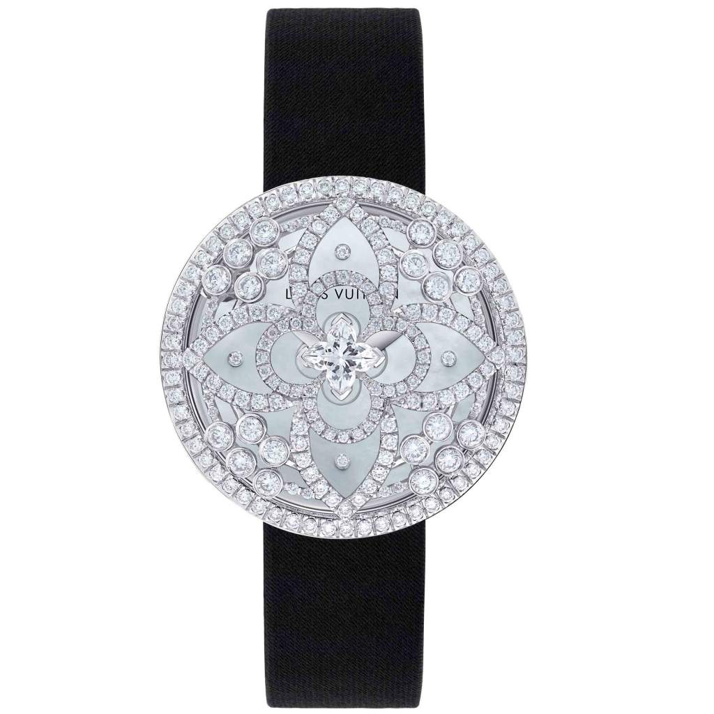 Louis Vuitton White Gold, Mother Of Pearl And Diamond Les Ardentes