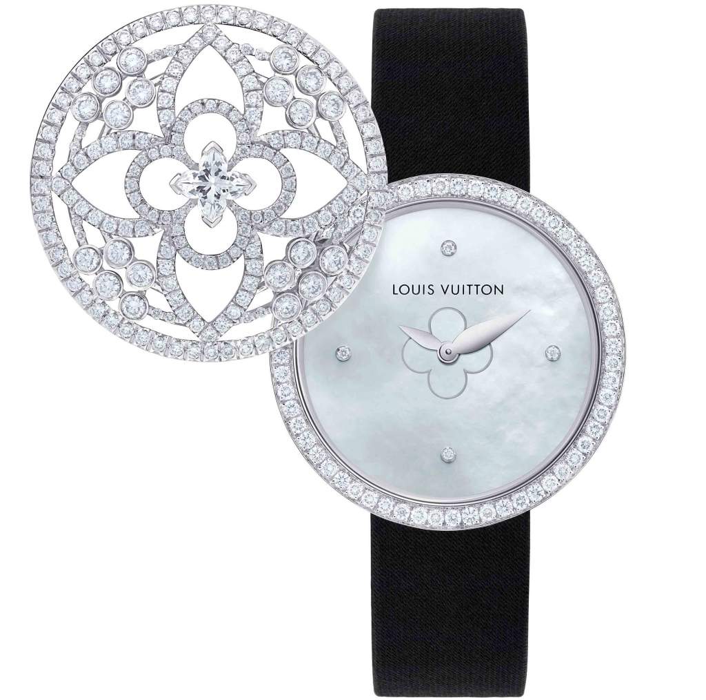 Louis Vuitton White Gold, Mother Of Pearl And Diamond Les Ardentes