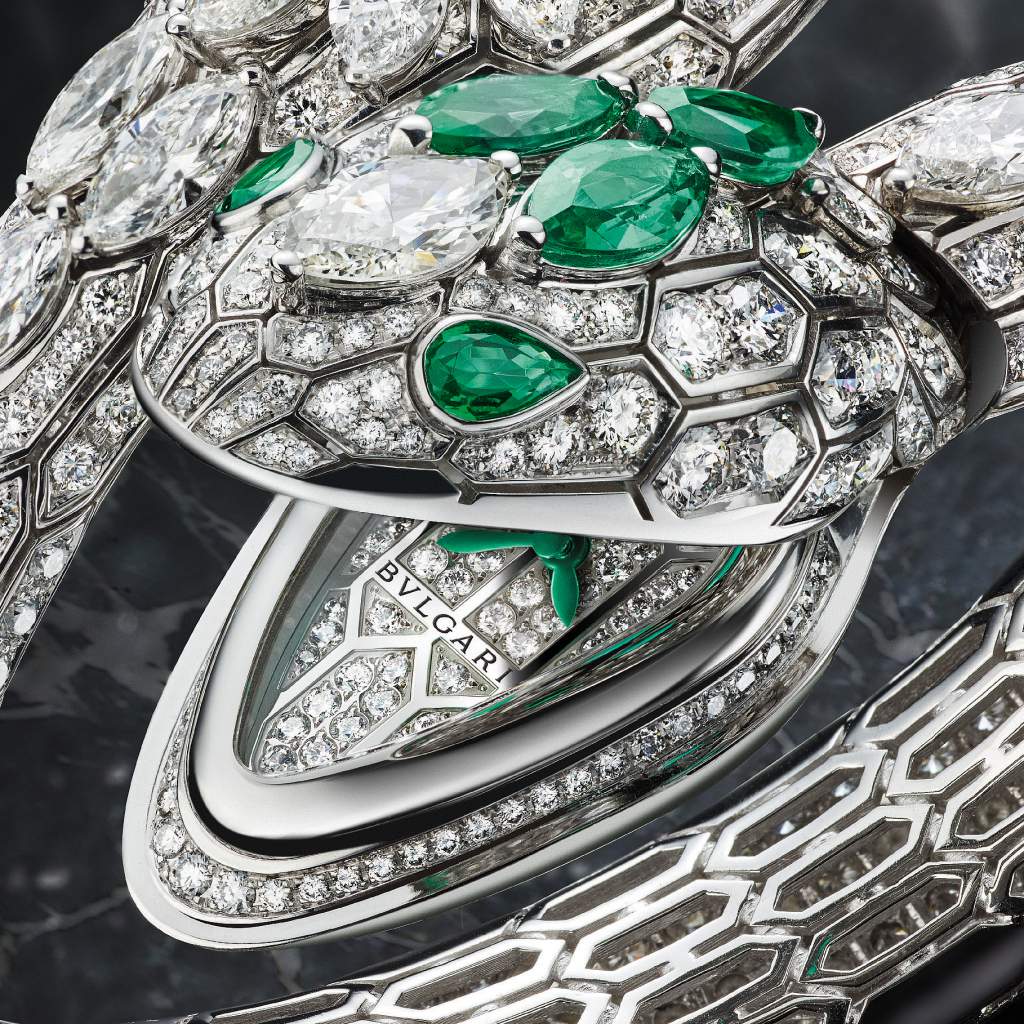 bulgari emerald watch