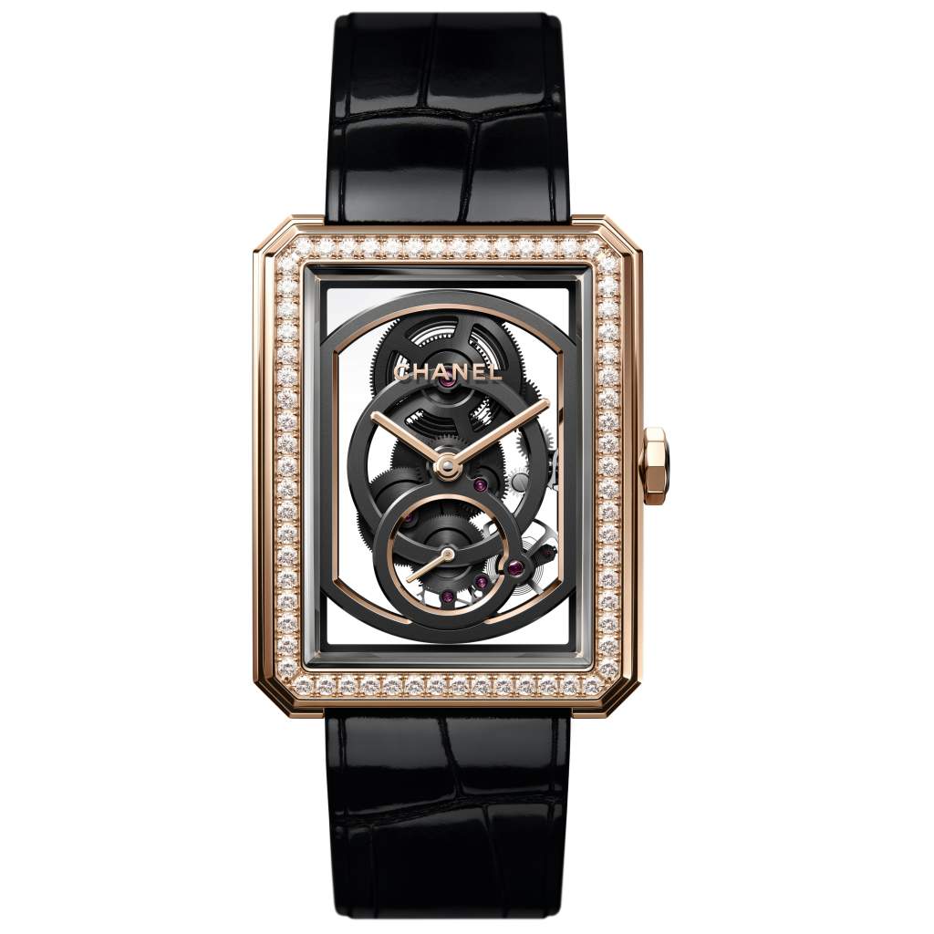 Chanel boyfriend skeleton watch Clearance