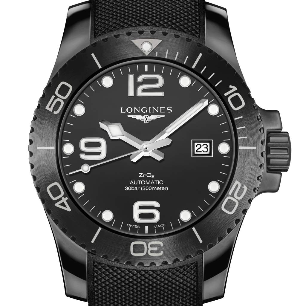 longines hydroconquest all black ceramic