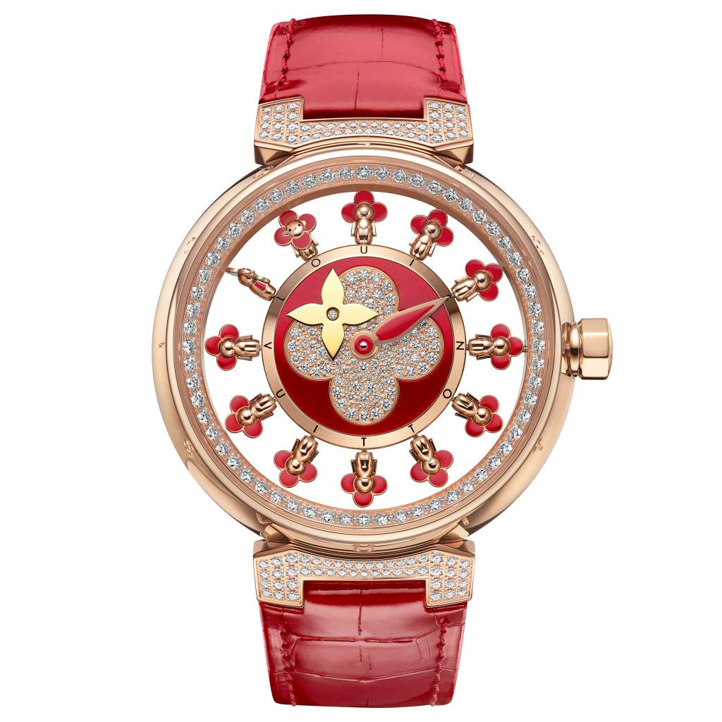Louis Vuitton bring back mascot Vivienne for new Tambour watches