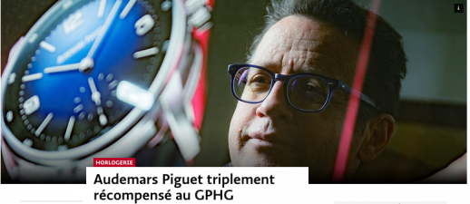 Le Temps - Audemars Piguet triplement récompensé au GPHG