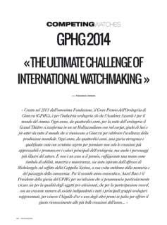 om magazine - the ultimate challenge of international watchmaking
